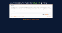 Desktop Screenshot of cnownow.com